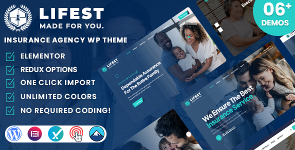 Lifest - Insurance Agency WordPress Theme