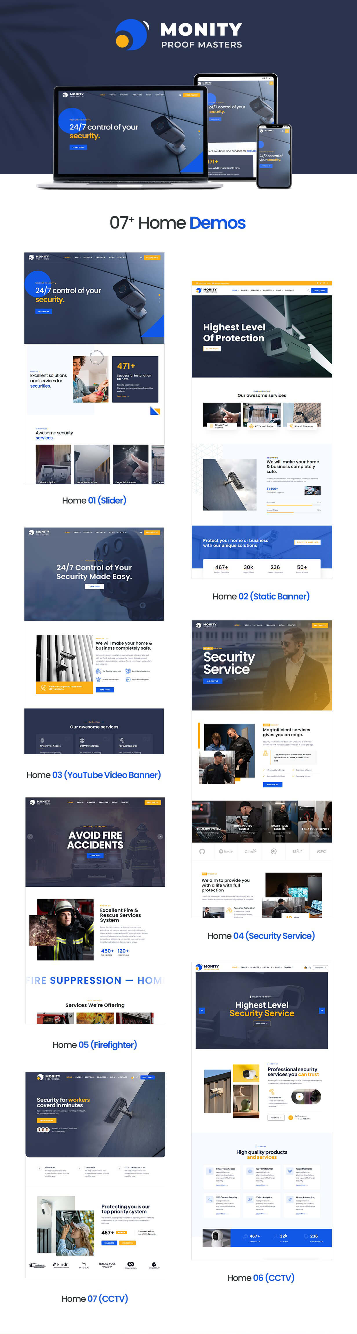 CCTV & Security WordPress Theme