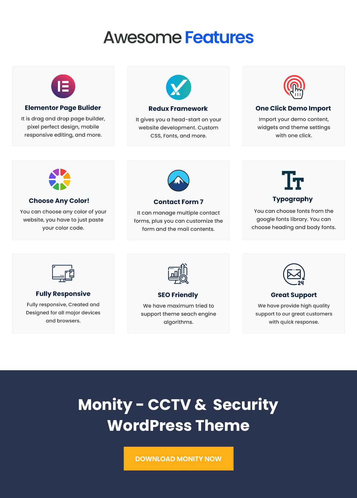 CCTV & Security WordPress Theme